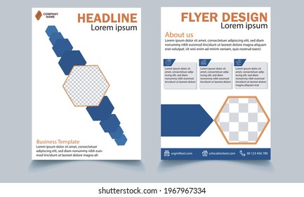 Promoción simple de volante. revista, portada de presentación. Resumen Ilustración del vector. Diseño del informe anual. Folleto, catálogo. Plantilla de vector de negocio. Resumen Ilustración del vector.
