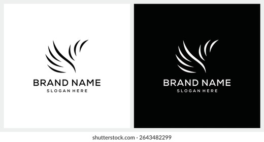 	
	
	
Simple Flying Bird Logo Design Vector Template	
