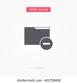 Simple Folder Icon Stock Vector (Royalty Free) 601728458 | Shutterstock