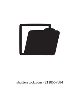simple folder icon design template