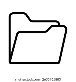 simple folder icon illustration design