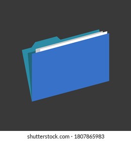 Simple Folder Icon Image Vector Stock Vector (Royalty Free) 1807865983 ...