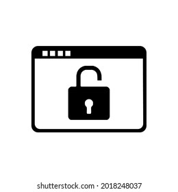 Simple Folder line icon vector image