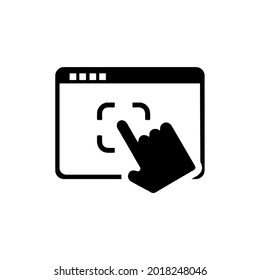 Simple Folder line icon vector image