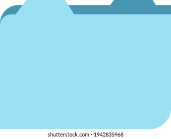 Simple folder web icon mark