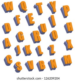 Simple font vector