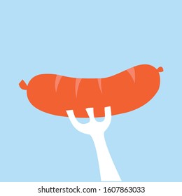 Simple Food Icon Flat Design 