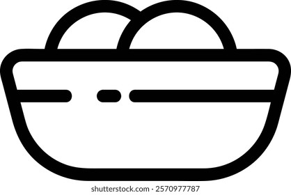 simple food icon illustration design