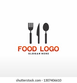 Simple Food logo designs, Restaurant logo symbol, vector Logo Template - Vector