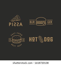 simple food logo for restaurant