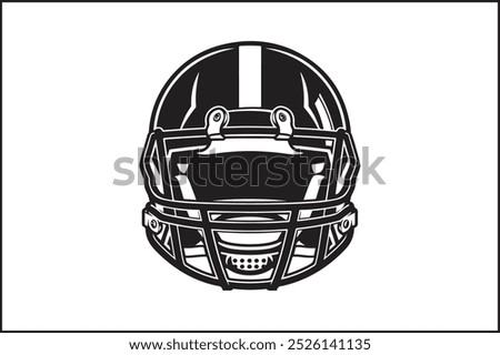 Simple Football Icon with Thick Outline: A minimalist football icon featuring a bold, thick outline, emphasizing the distinct stitching pattern. The football shape is easily recognizable, making 