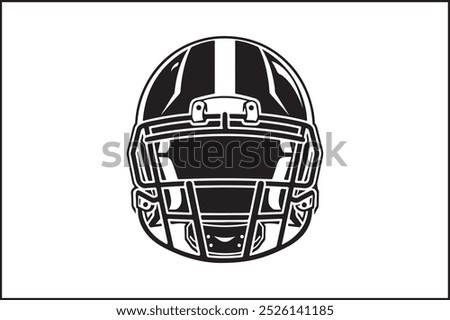 Simple Football Icon with Thick Outline: A minimalist football icon featuring a bold, thick outline, emphasizing the distinct stitching pattern. The football shape is easily recognizable, making 