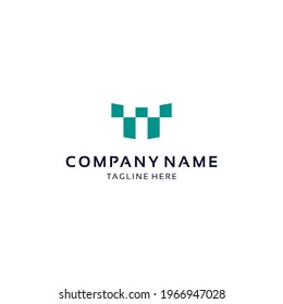 Simple Fort TTT Logo Initials Concept Vector Design