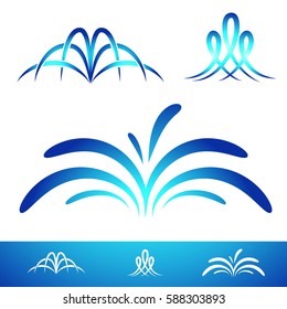 Simple Fountain Collection For Logo and Other Designs