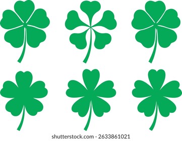A simple four-leaf clover icon, potentially part of a larger icon set