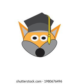 Simple fox icon design that uses simple basic shapes to make simple icons look modern and unique