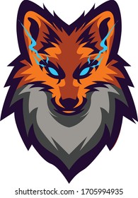 Simple fox logo available for your esport team