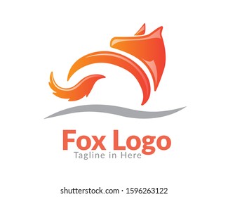 Simple fox logo design inspiration