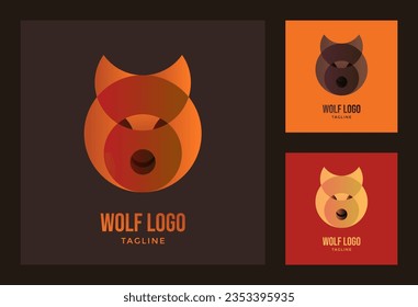 Símbolo de mascota del logotipo de zorro simple, diseño de zorro del logotipo moderno