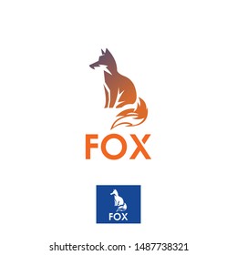 SIMPLE FOX LOGO smart icona for company