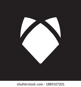 simple fox silhouette logo design inspiration