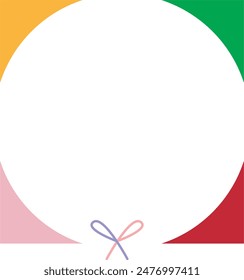 Simple frame background with rope