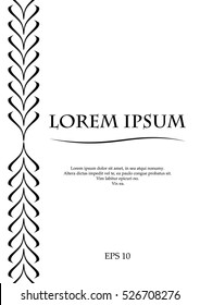 simple frame blank in Elvish style