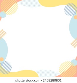 simple frame with curved shape