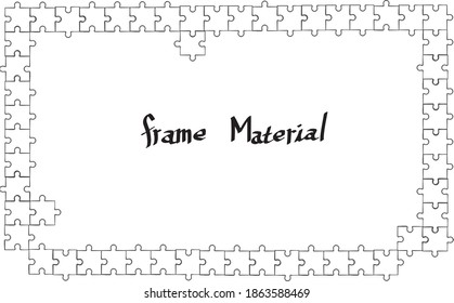 
It is a simple frame material