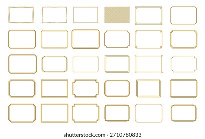 Quadro Simples para Uso Rápido - Ouro