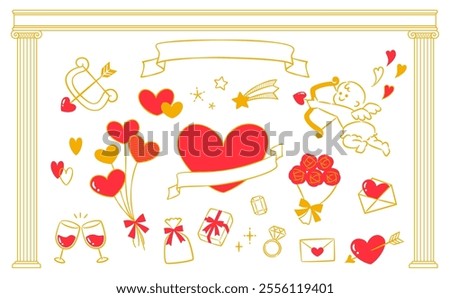 simple frame for valentine's day