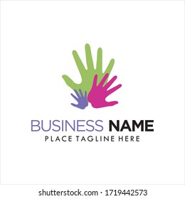 Simple Free Hands Logo Design