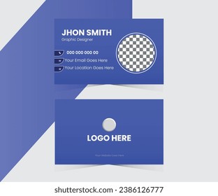 
simple free vector business card template corporate brand identity design.