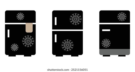 simple freezer vector icon illustration on white background eps 10.