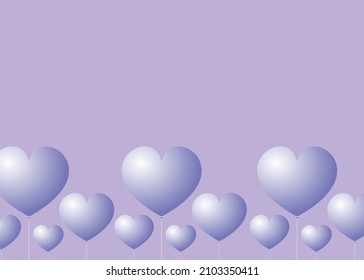 
simple and friendly background banner for valentine's day celebration with copy space area