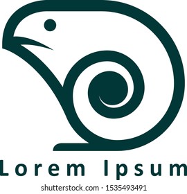 Simple Frog Logo Vector Design