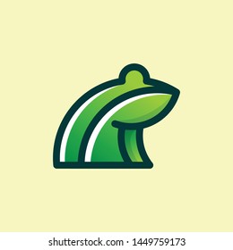 Simple Frog Logo Vector Ready