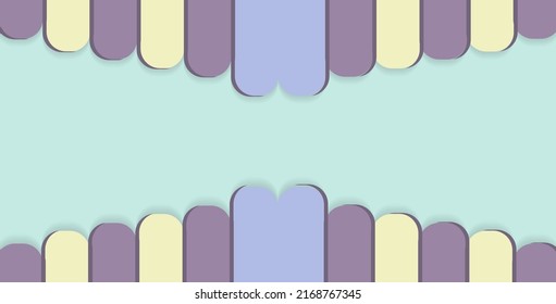 simple front store design in pastel color