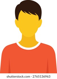 A simple front-view person icon showing yellow skin tone, representing jaundice symptoms and liver health awareness