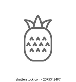 simple fruit icon on white background