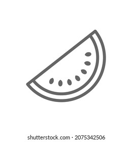 simple fruit icon on white background