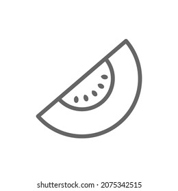 simple fruit icon on white background