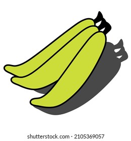 simple fruit shape illustration design