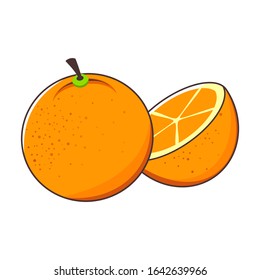 simple fruit vetor colored illustration