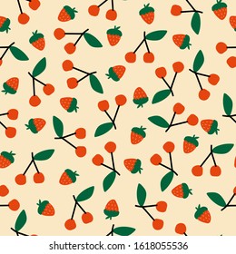 simple fruits pattern designs, for backgrounds, posters, t-shirt print, patches and other uses