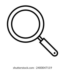 Simple frying pan icon. Vector.
