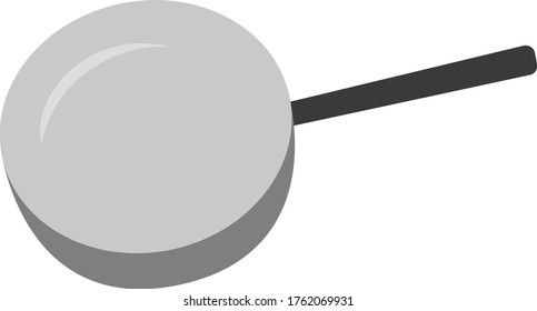 A simple frying pan with a mundane shape.