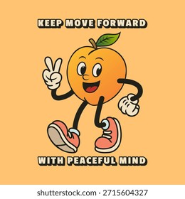 Simple and Fun Cartoon Mascot Character With Beautiful Phrase. Editable, EPS 10, Vector Illustration.
