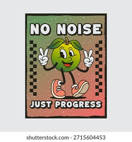Simple and Fun Cartoon Mascot Character With Beautiful Phrase. Editable, EPS 10, Vector Illustration.
