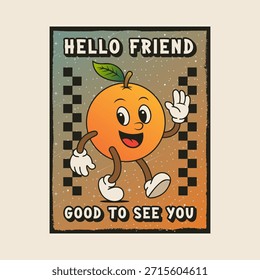 Simple and Fun Cartoon Mascot Character With Beautiful Phrase. Editable, EPS 10, Vector Illustration.
